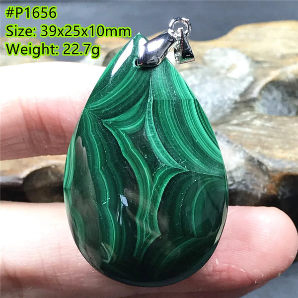 Green Malachite Pendant-ToShay.org