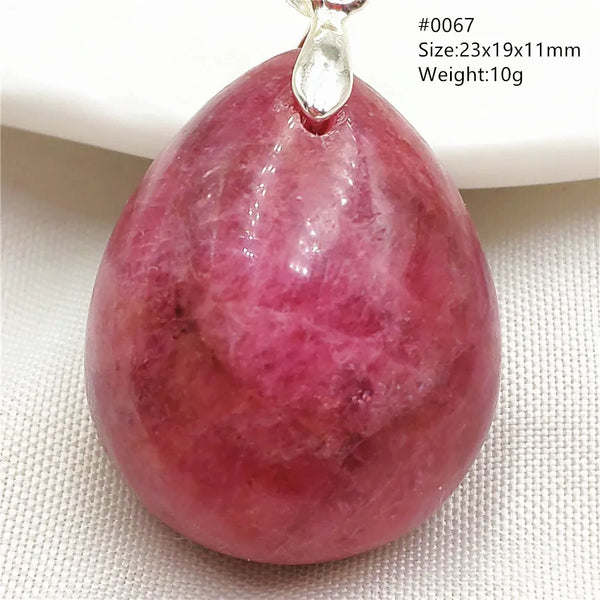 Red Rhodonite Pendant-ToShay.org