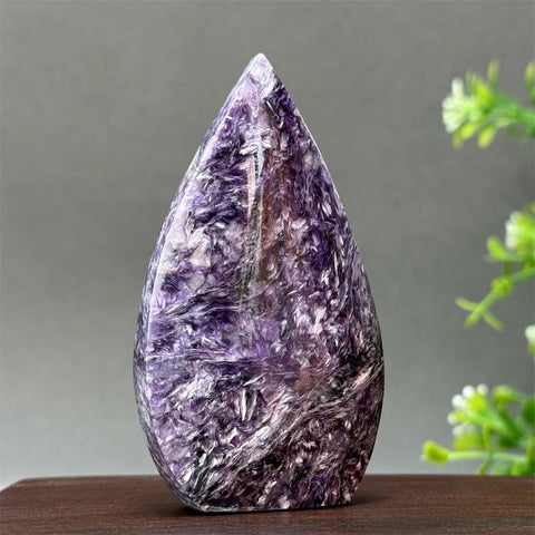 Purple Dragon Crystal Torch-ToShay.org