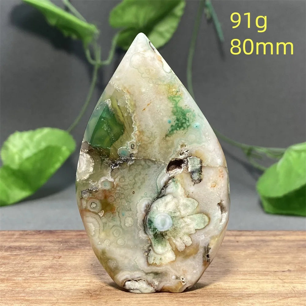 Green Cherry Blossom Agate-ToShay.org