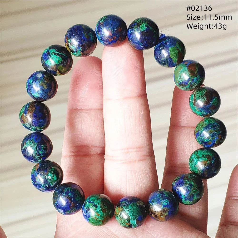 Blue Malachite Azurite Bracelet-ToShay.org