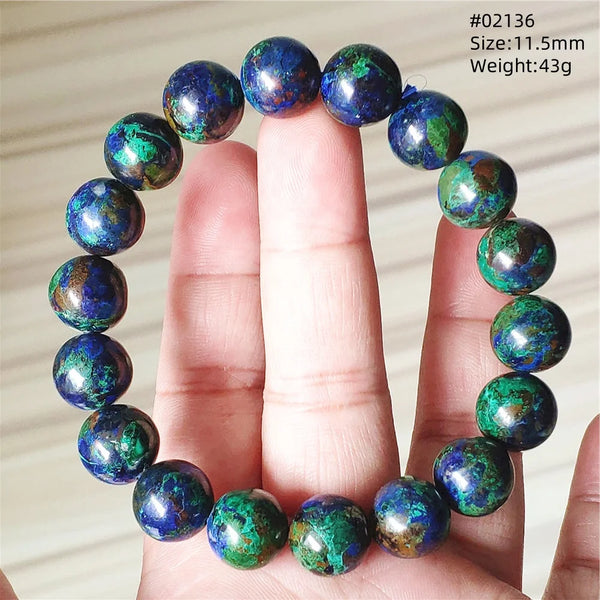 Blue Malachite Azurite Bracelet-ToShay.org
