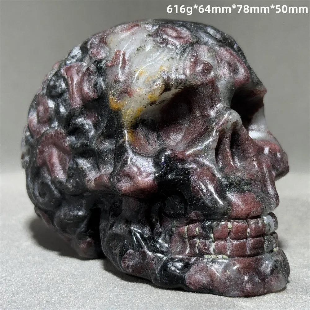 Red Garnet Symbiotic Skull-ToShay.org