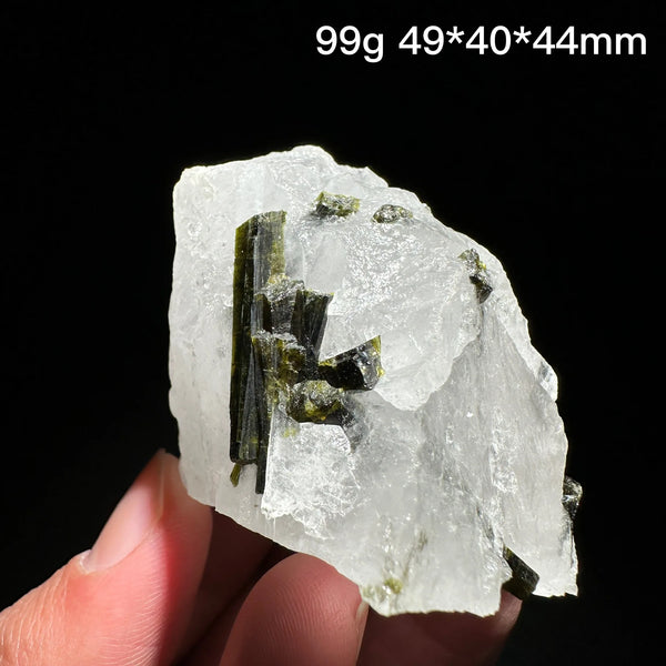 Green Tourmaline Crystal Quartz-ToShay.org