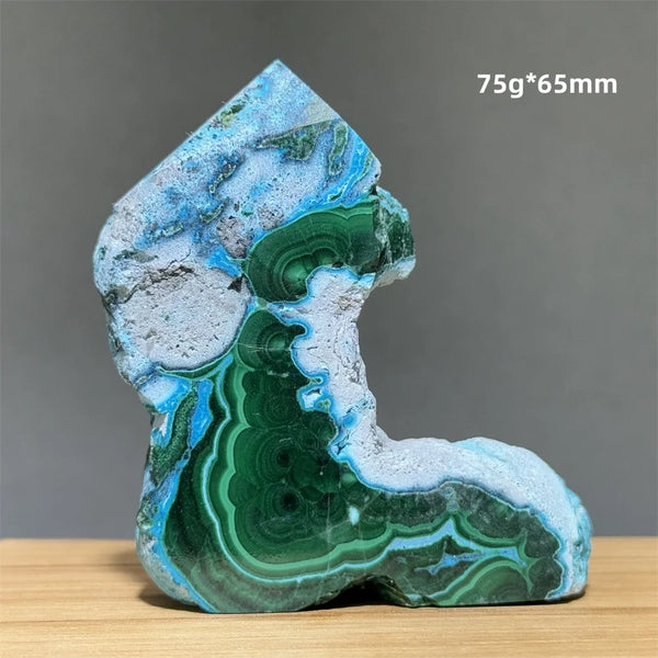 Blue Green Chrysocolla Stone-ToShay.org
