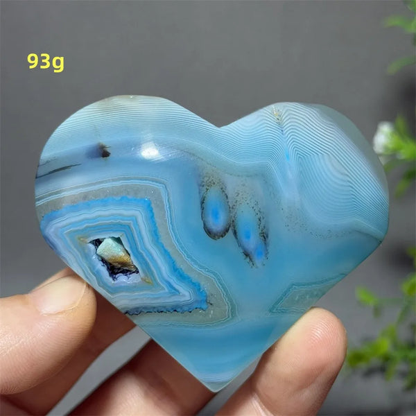 Blue Agate Heart-ToShay.org