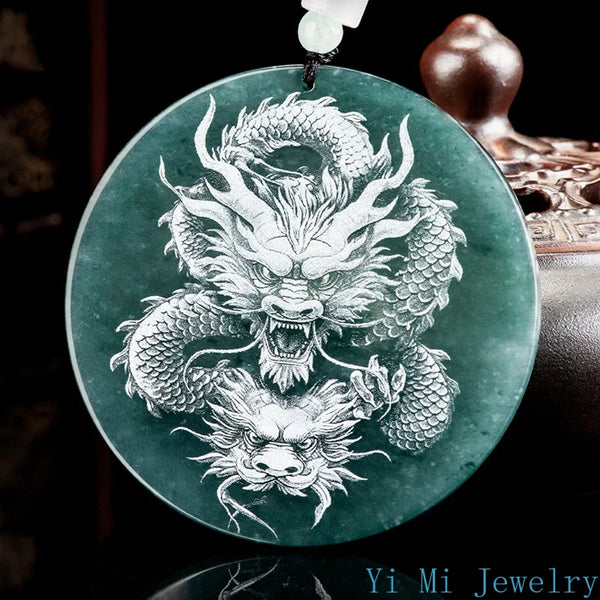 Blue Jadeite Pendant-ToShay.org
