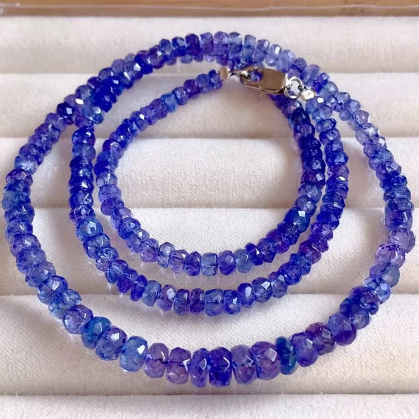 Blue Tanzanite Abacus Beads-ToShay.org