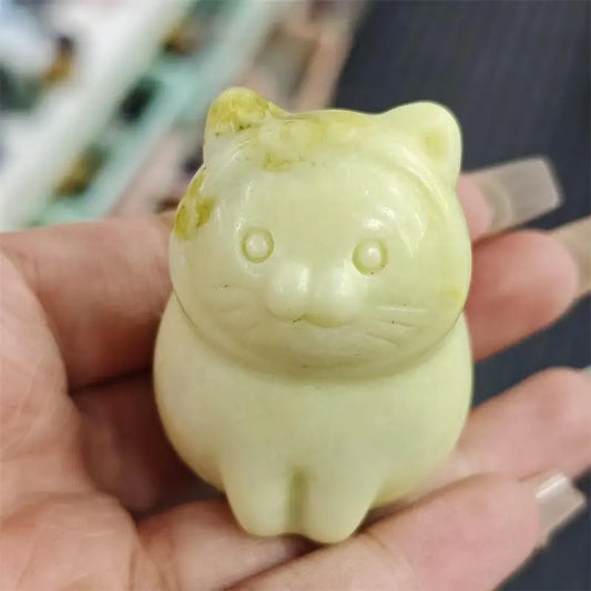 Yellow Jade Seal Cat-ToShay.org