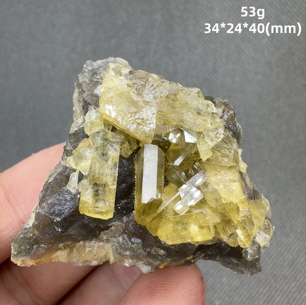 Yellow Barite Quartz Crystals-ToShay.org