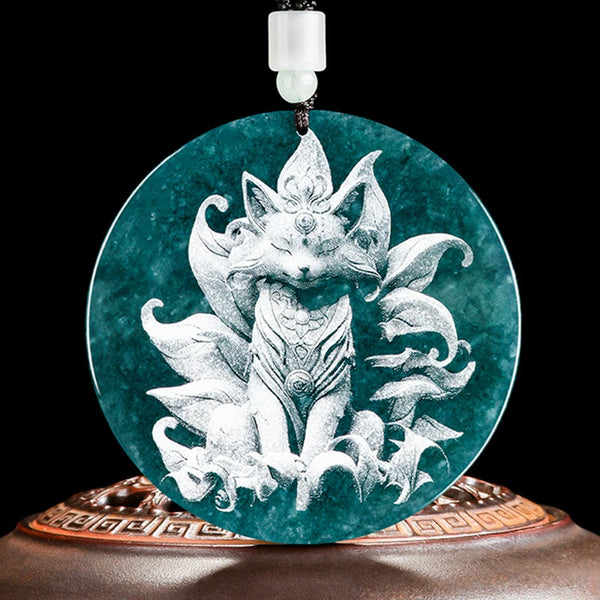 Blue Jadeite Pendant-ToShay.org