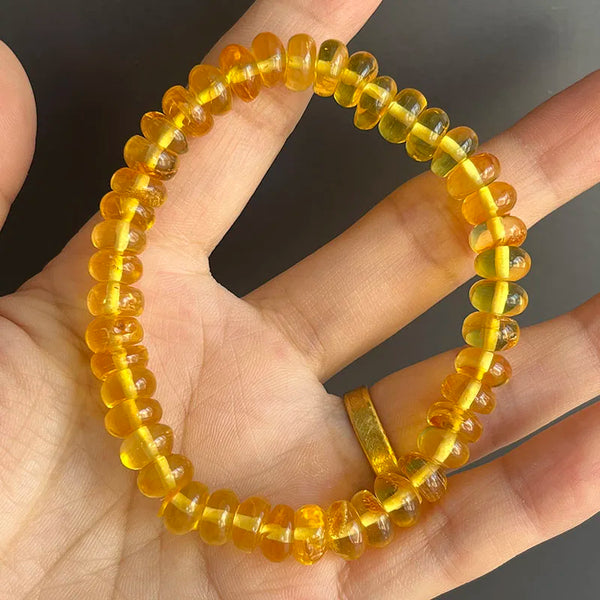 Yellow Amber Bracelet-ToShay.org