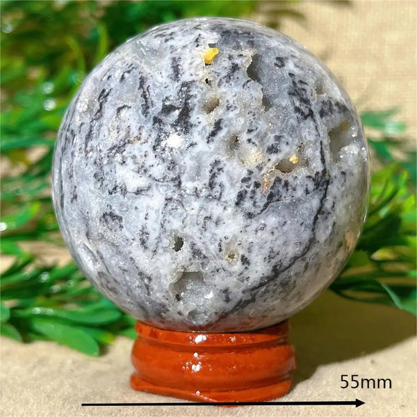 Purple Sphalerite Druzy Ball-ToShay.org