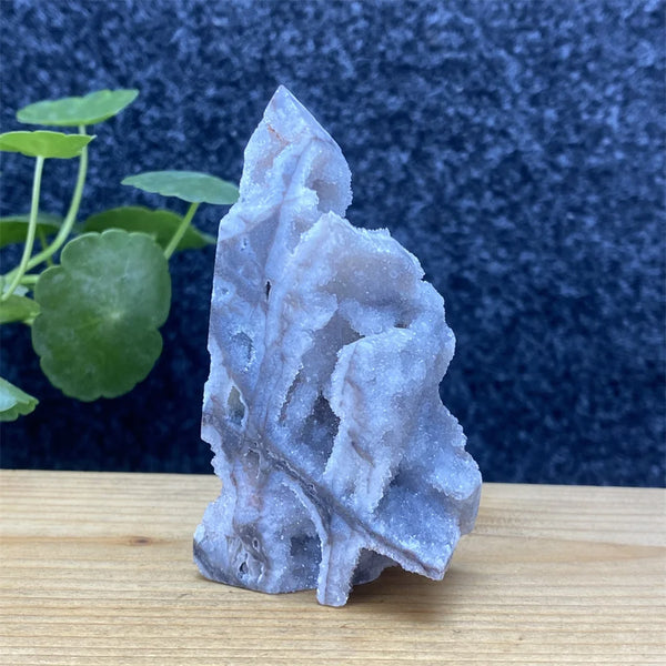 Purple Sphalerite Geode Tower-ToShay.org