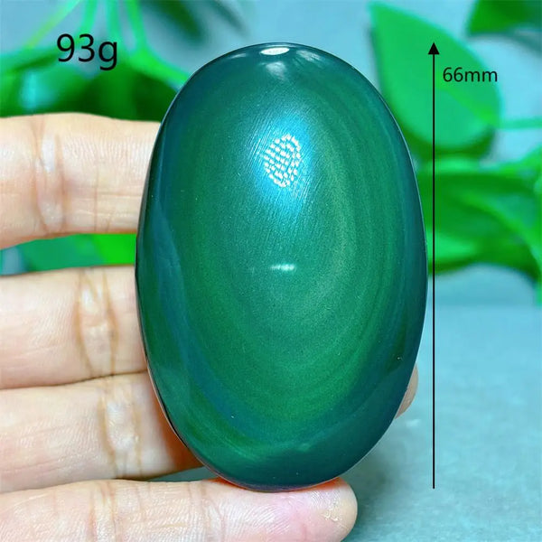 Rainbow Obsidian Palm Stone-ToShay.org