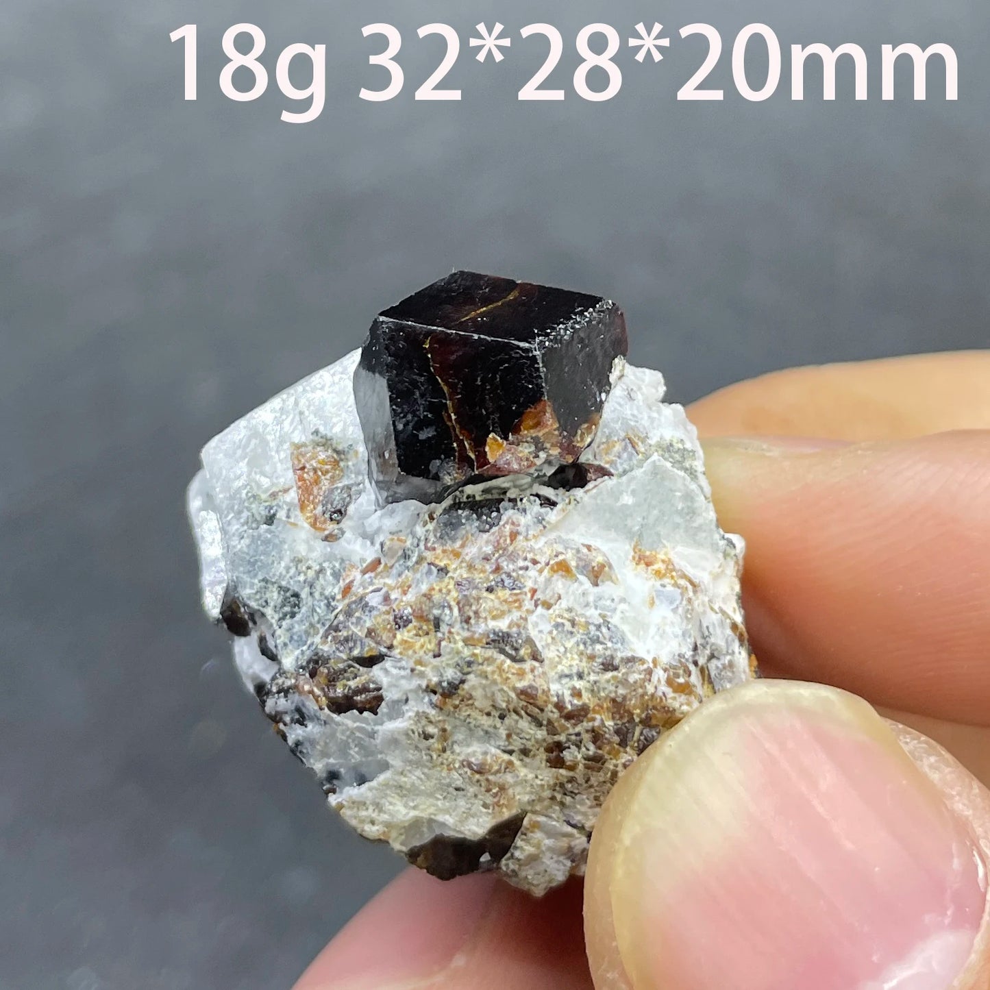Red Garnet Quartz Cluster-ToShay.org