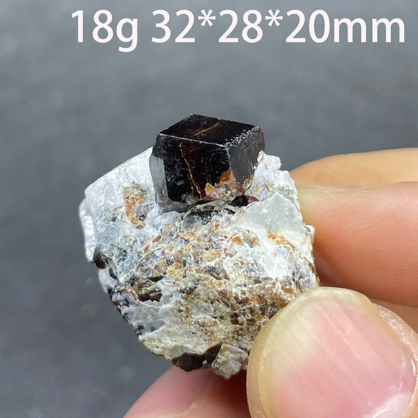 Red Garnet Quartz Cluster-ToShay.org