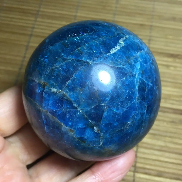 Blue Apatite Ball-ToShay.org