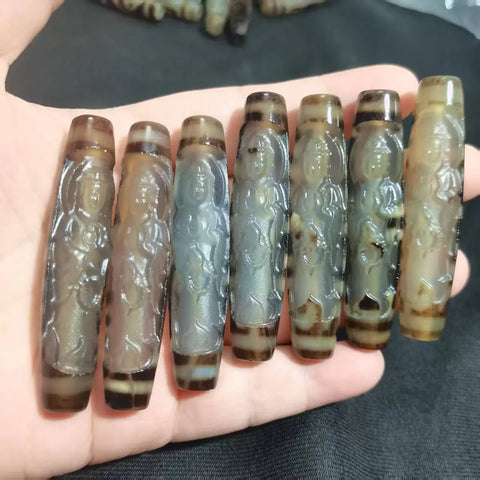 Mixed Agate Guanyin Pendant-ToShay.org