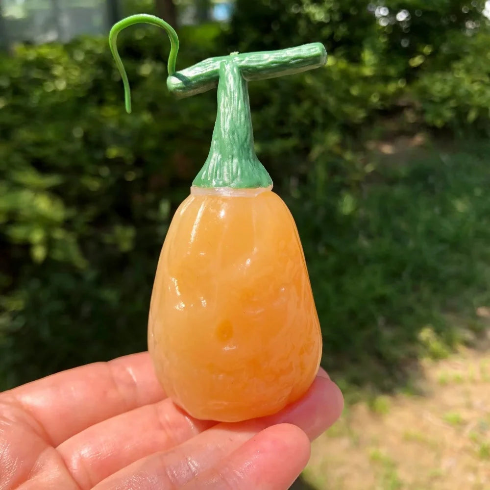 Orange Calcite Quartz Pumpkin-ToShay.org