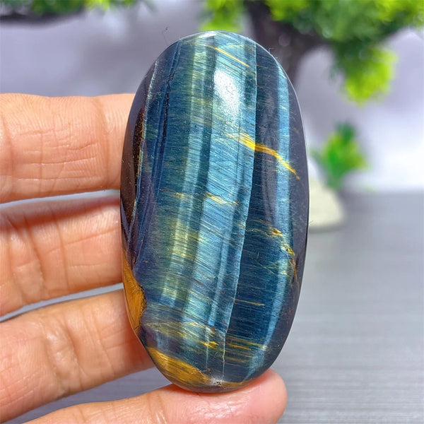 Blue Yellow Tiger Eye Stone-ToShay.org