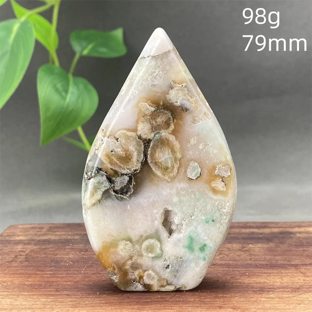 Green Cherry Blossom Agate-ToShay.org