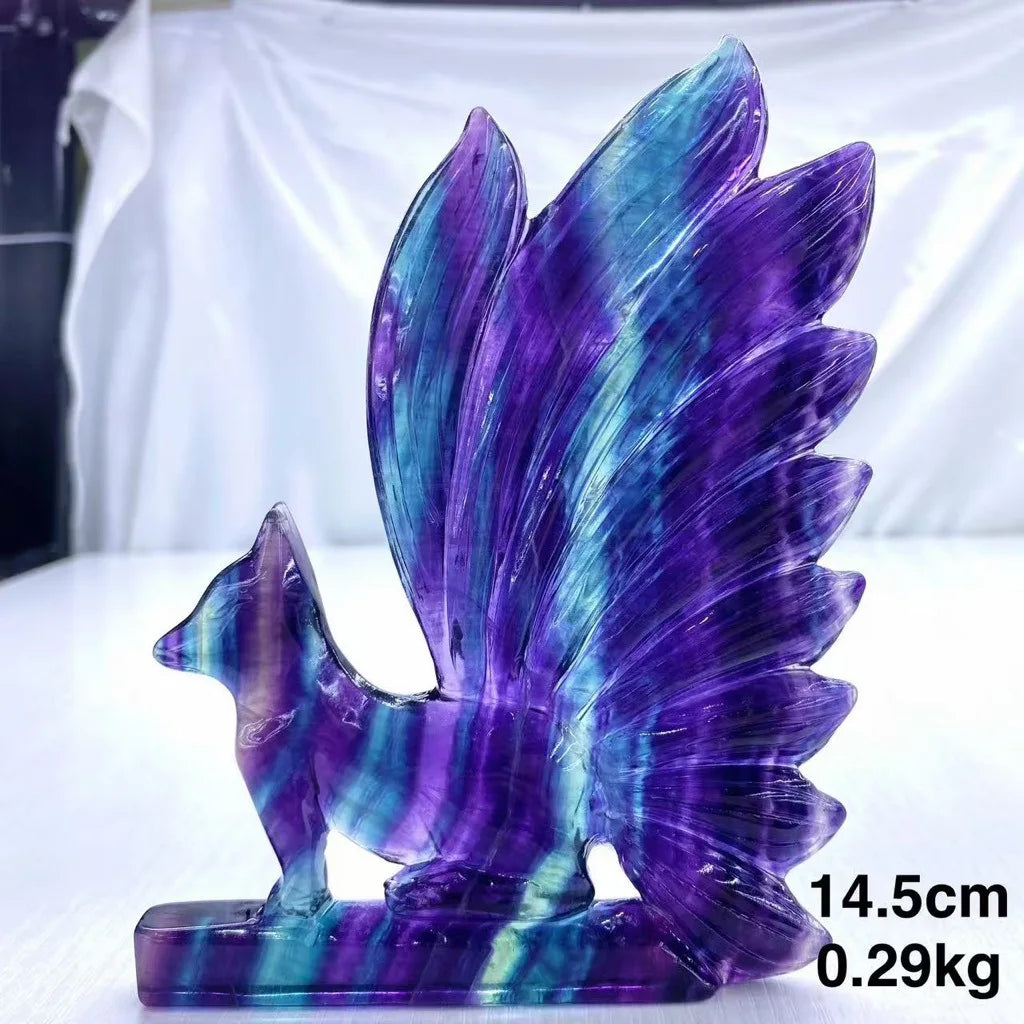 Rainbow Fluorite Figurines-ToShay.org