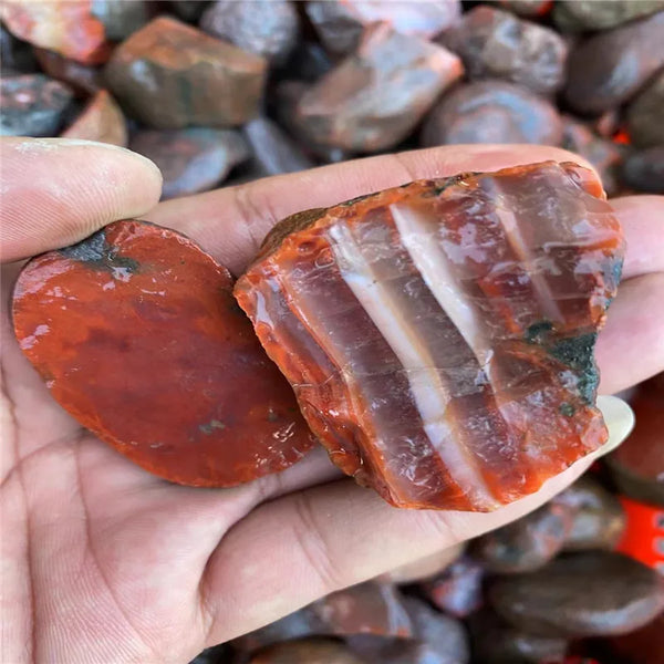 Red Agate Rough Stone-ToShay.org