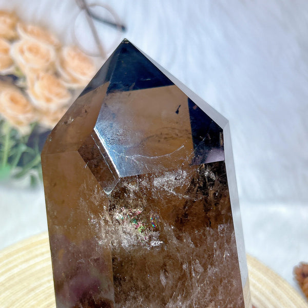 Smokey Rainbow Quartz Tower-ToShay.org