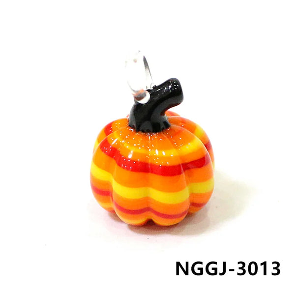 Glass Pumpkin Pendants-ToShay.org