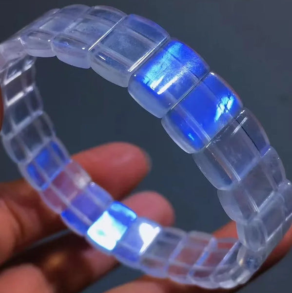 Blue Moonstone Bangle-ToShay.org
