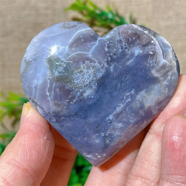 Green Moss Agate Heart-ToShay.org