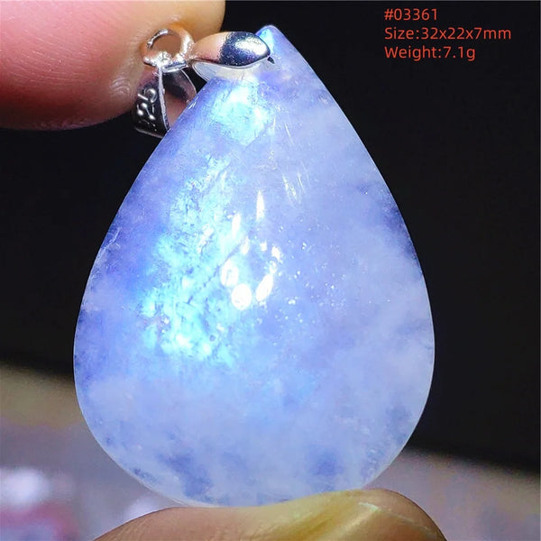 Blue Light Moonstone Pendant-ToShay.org