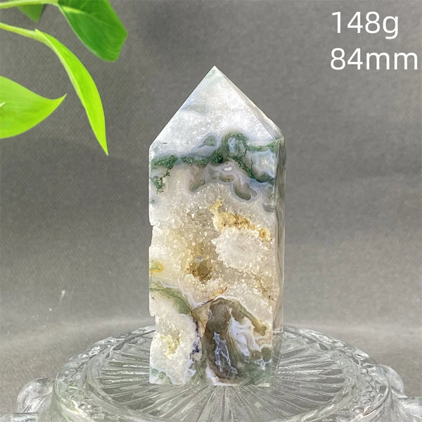 Green Aquatic Agate Point-ToShay.org