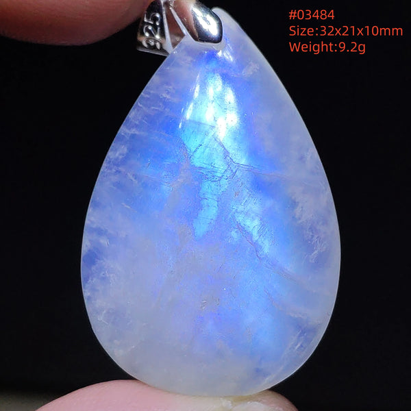 Blue Light Moonstone Pendant-ToShay.org
