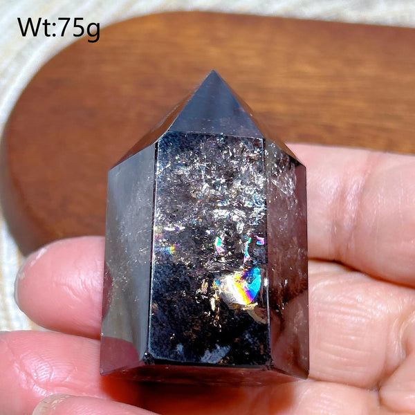 Smokey Rainbow Quartz Point-ToShay.org