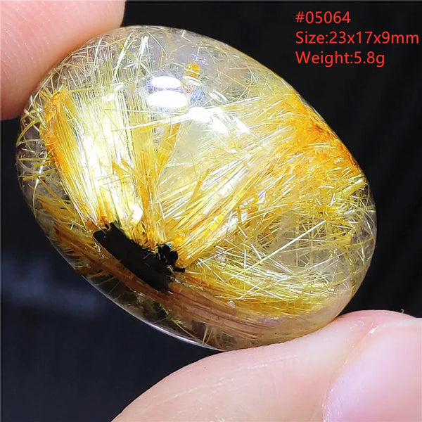 Gold Rutilated Quartz Pendant-ToShay.org