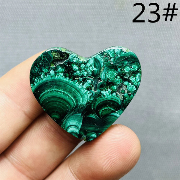 Green Malachite Hearts-ToShay.org