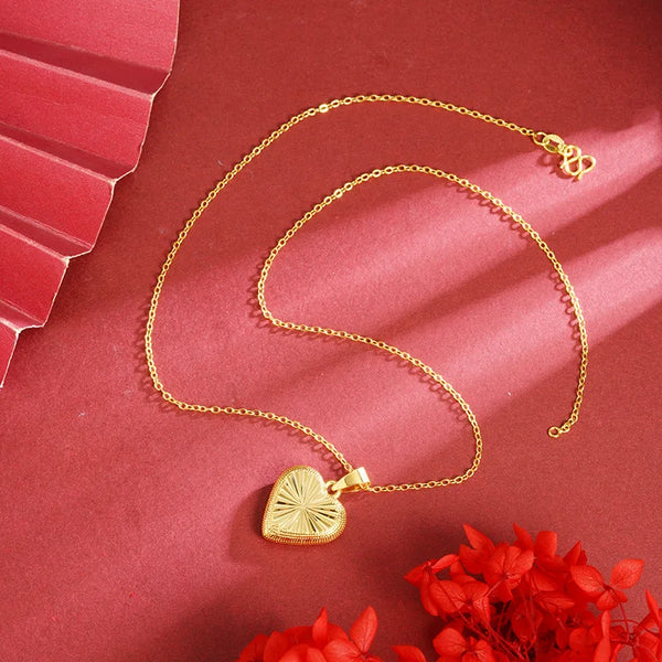 Gold Heart Pendant-ToShay.org
