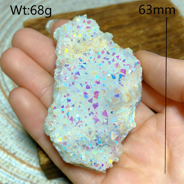 Rainbow Aura Quartz Cluster-ToShay.org