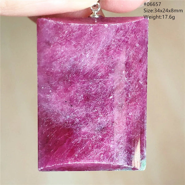 Red Ruby Zoisite Pendant-ToShay.org