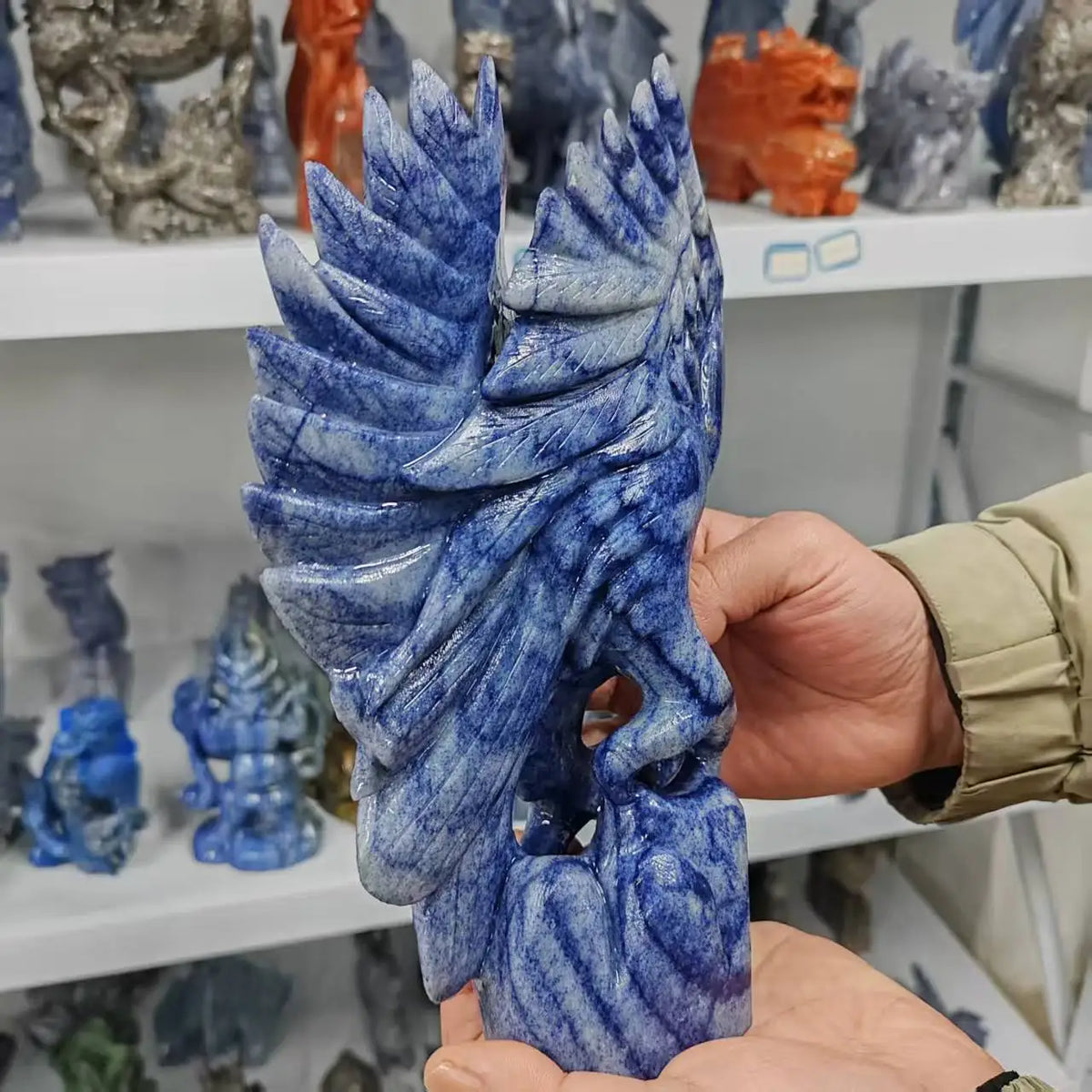 Blue Lapis Lazuli Eagle-ToShay.org