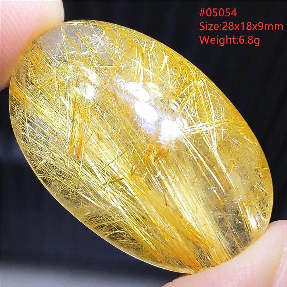 Gold Rutilated Quartz Pendant-ToShay.org