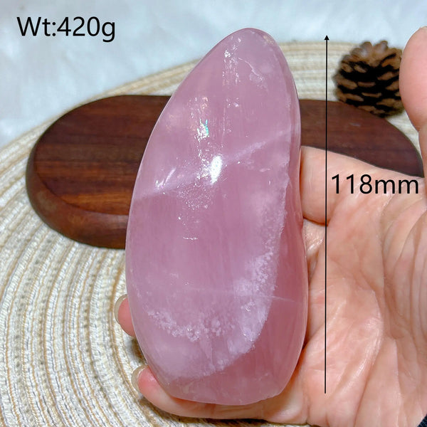 Pink Rose Quartz Flame-ToShay.org