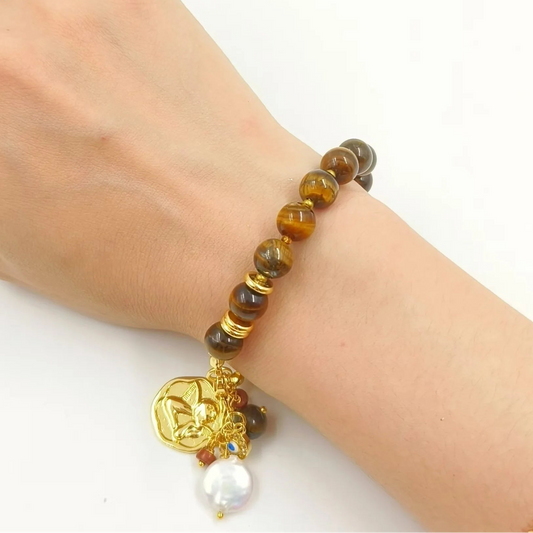 Mixed Crystal Bead Bracelet-ToShay.org