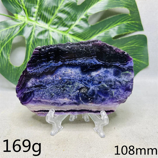 Purple Fluorite Rainbow Slice-ToShay.org