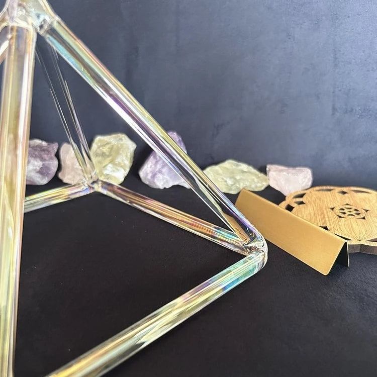 Clear Quartz Singing Pyramid-ToShay.org