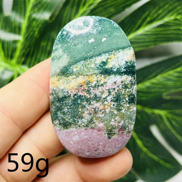 Sea Jasper Palm Stone-ToShay.org