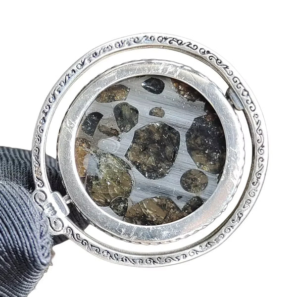 Olive Meteorite Pendant-ToShay.org