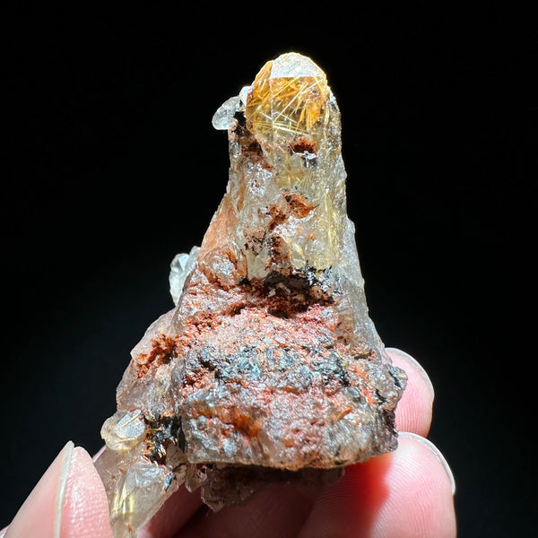 Gold Rutilated Quartz Crystal-ToShay.org